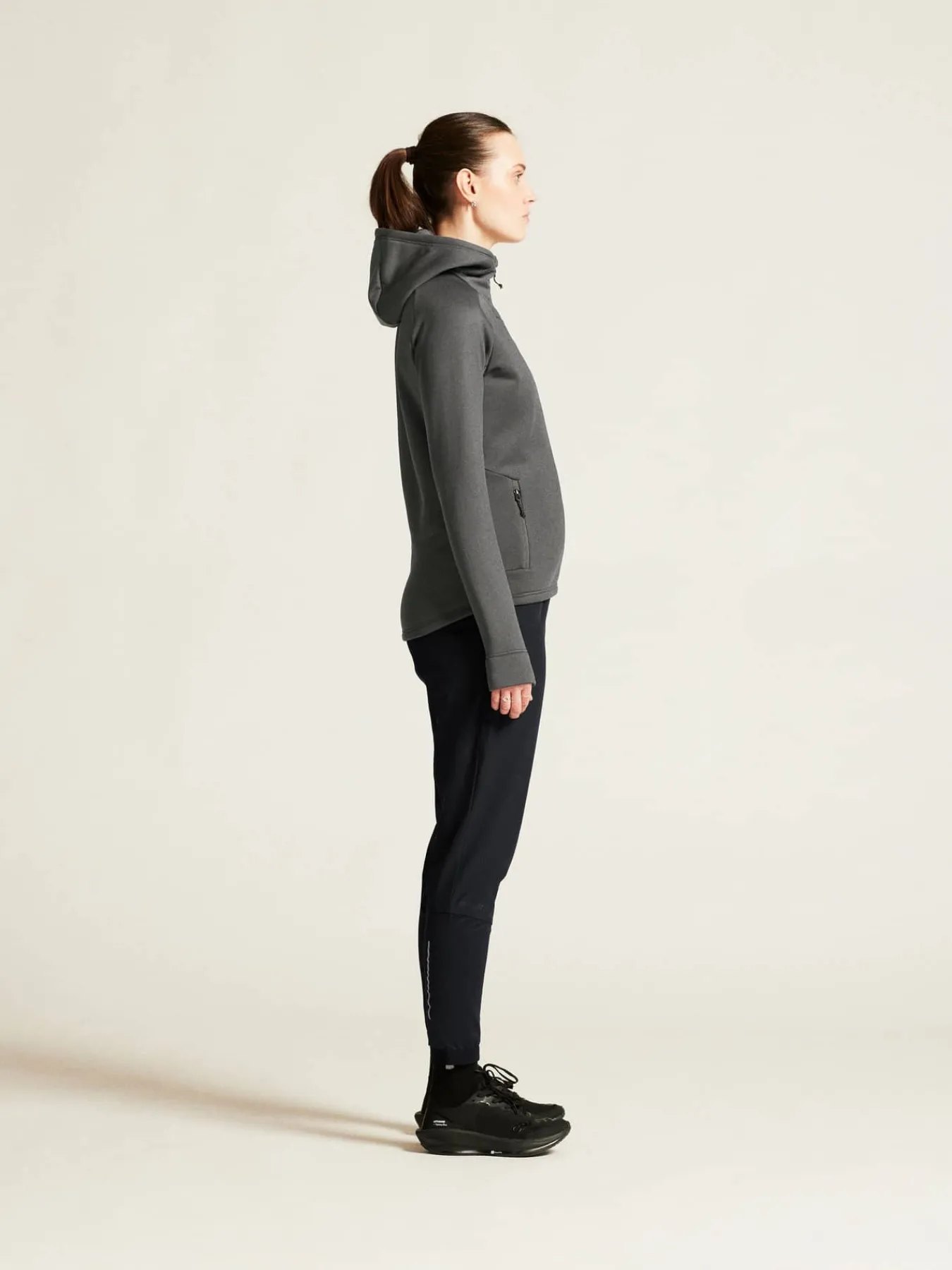 Craft Sportswear Mellanlager & Fleece|Mellanlager^ADV Explore Power Fleece Hood Jacket W Granite
