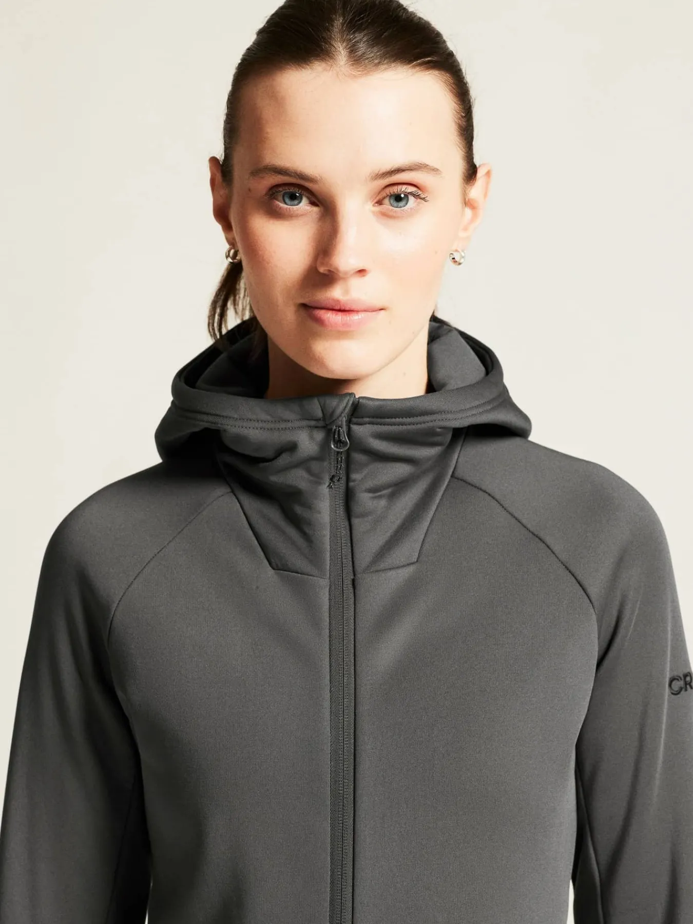 Craft Sportswear Mellanlager & Fleece|Mellanlager^ADV Explore Power Fleece Hood Jacket W Granite