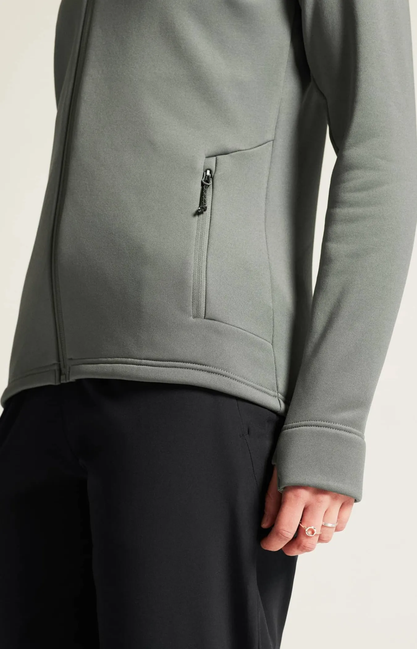 Craft Sportswear Mellanlager & Fleece|Mellanlager^ADV Explore Power Fleece Jacket W Leaf