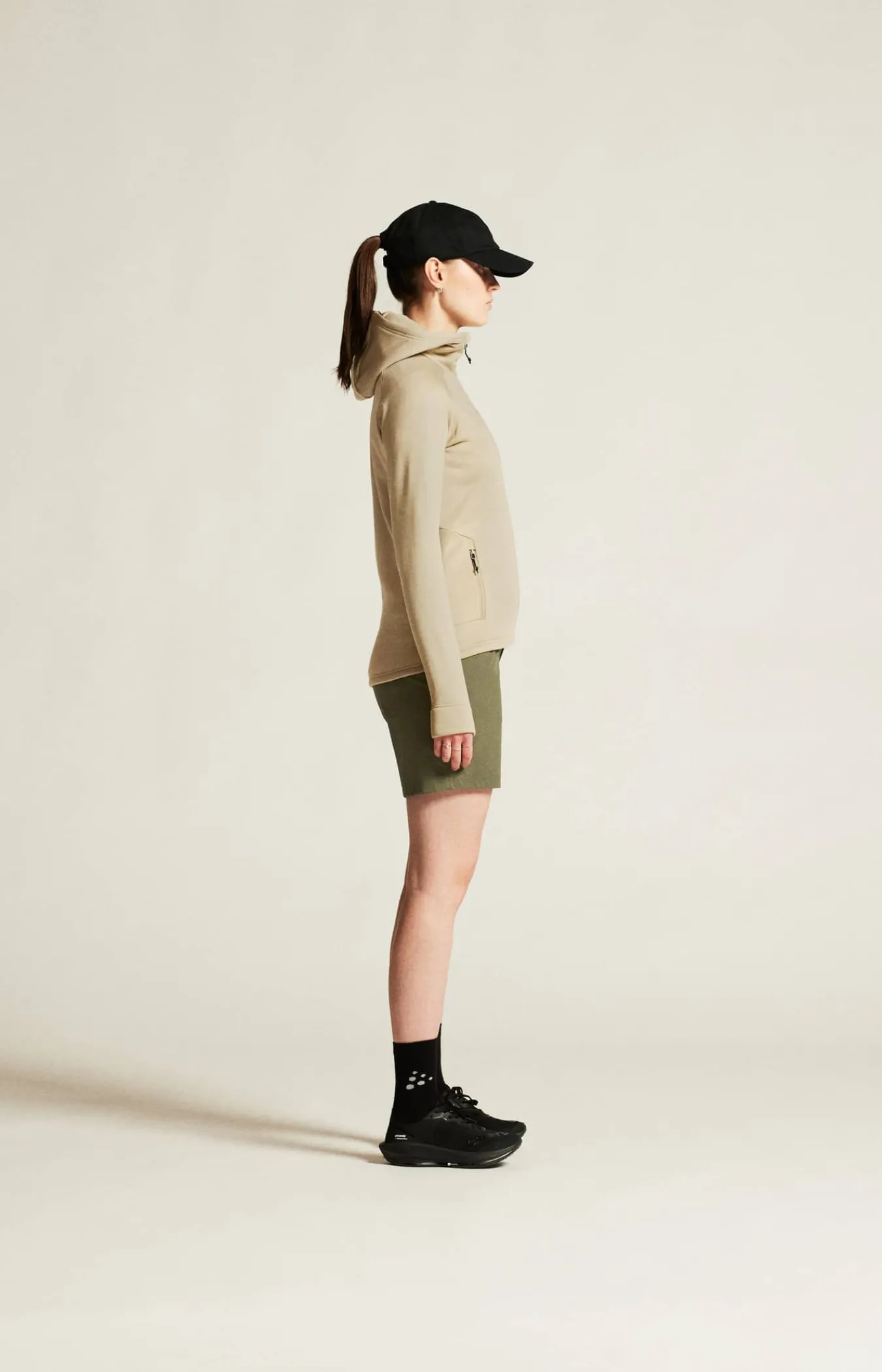 Craft Sportswear Mellanlager & Fleece|Mellanlager^ADV Explore Power Fleece Hood Jacket W Hay