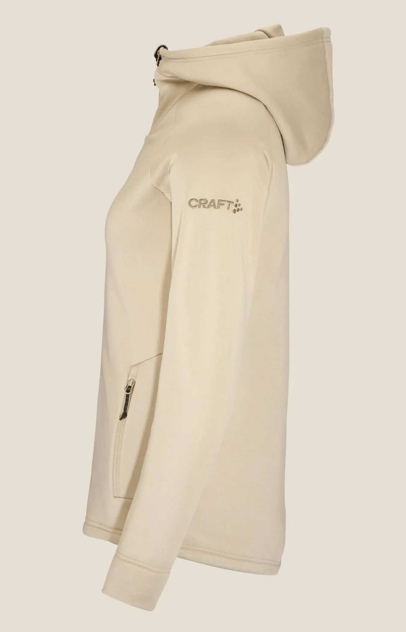 Craft Sportswear Mellanlager & Fleece|Mellanlager^ADV Explore Power Fleece Hood Jacket W Hay