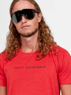 Craft Sportswear T-Shirts & Tröjor^ADV Gravel Ss Tee M Reddish-Melange