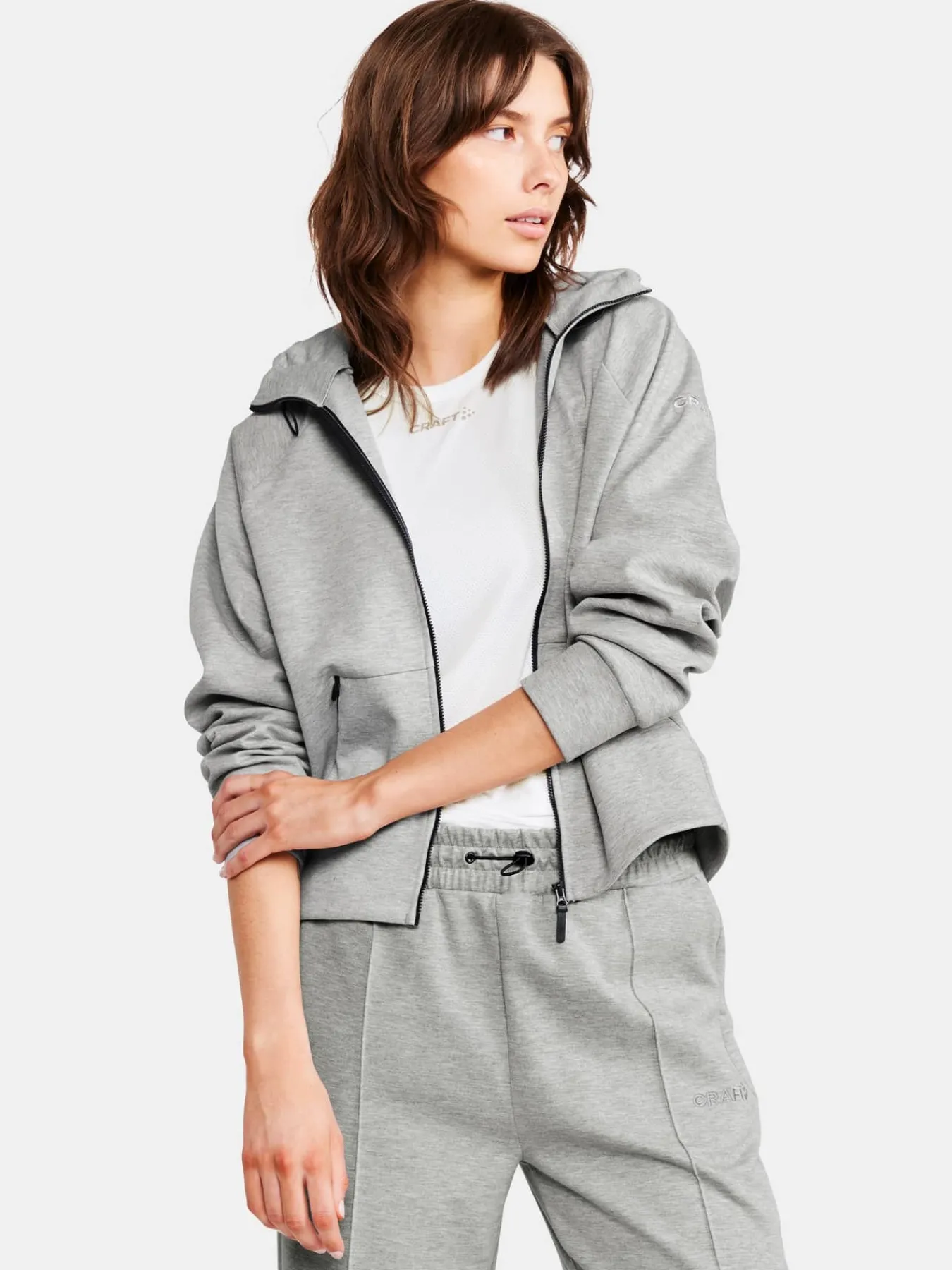 Craft Sportswear Hoodies & Sweatshirts^ADV Join FZ Hoodie W Grey Melange