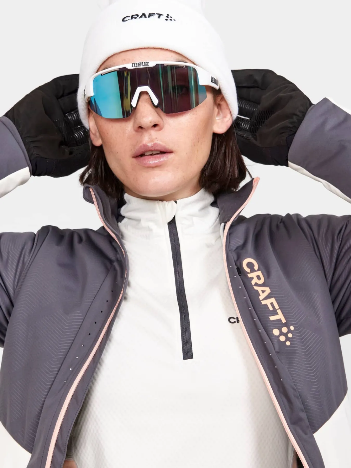 Craft Sportswear Längdskidor^Adv Nordic Race Warm HZ Jersey W Tofu-Cosmo