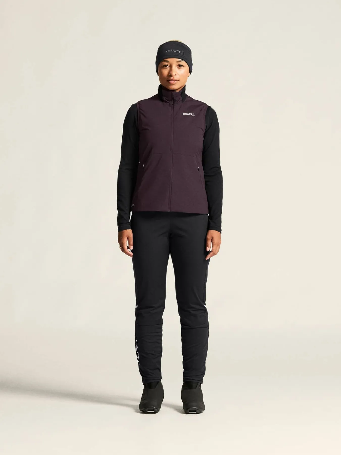 Craft Sportswear Jackor & Västar|Längdskidor^ADV Nordic Training Insulate Vest W Dk Plum