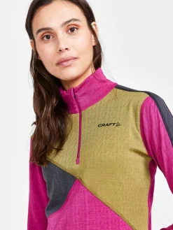 Craft Sportswear Underställ|Aktiva Underställ^ADV Nordic Wool HZ W Roxo-Slate