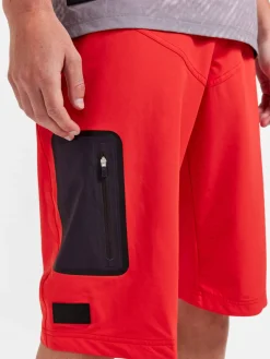 Craft Sportswear Shorts^ADV Offroad XT Shorts w Pad M Reddish