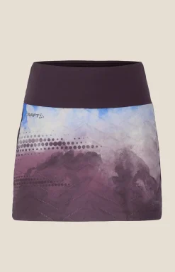 Craft Sportswear Kjolar|Träning^ADV SubZ Skirt 3 W Dk Plum/Multi