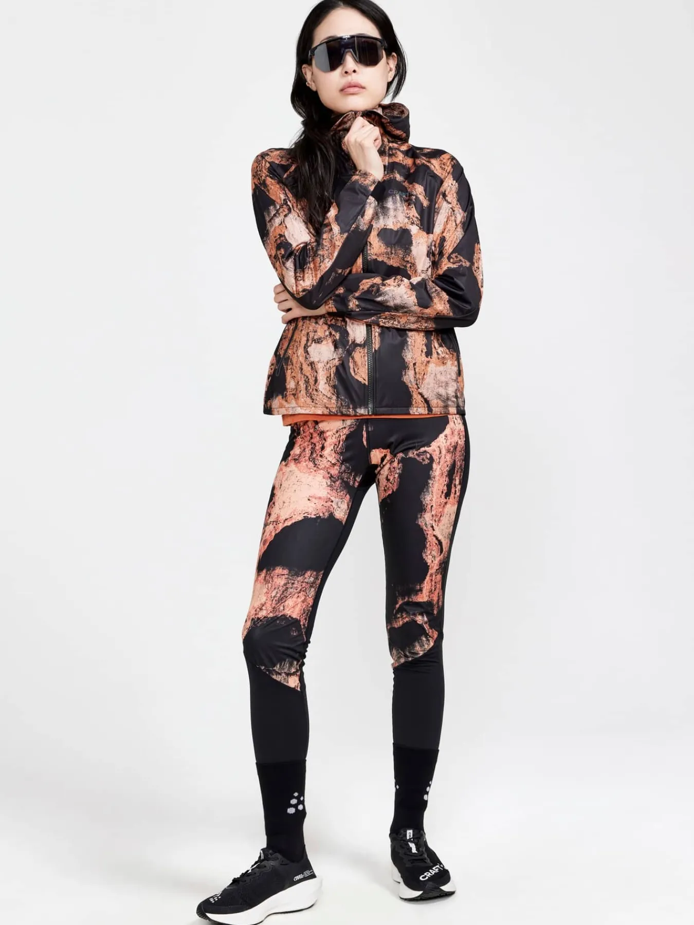 Craft Sportswear Tights^ADV SubZ Wind Tights 2 W Black-Multi