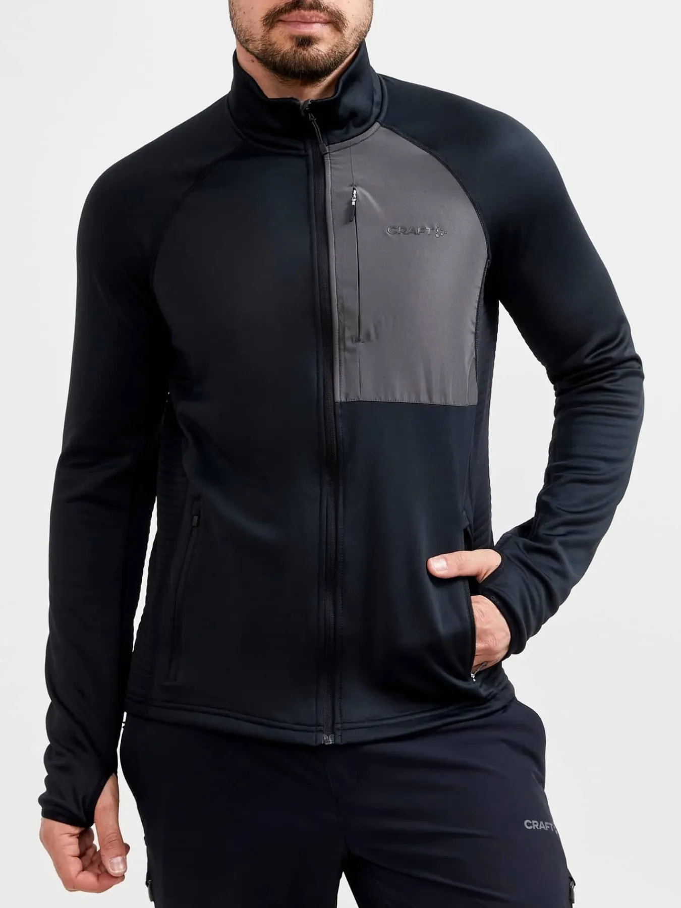 Craft Sportswear Mellanlager & Fleece|Mellanlager^ADV Tech Fleece Thermal Midlayer M Black
