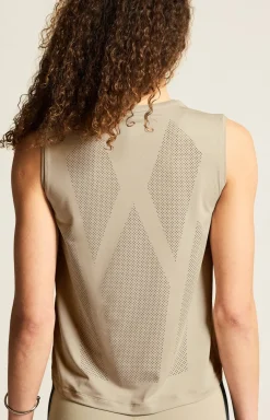 Craft Sportswear Linnen|Träning^ADV Tone Perforated Tank Top W Hay