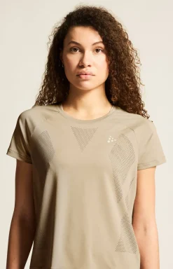 Craft Sportswear T-Shirts & Tröjor|Träning^ADV Tone Perforated Tee W Hay