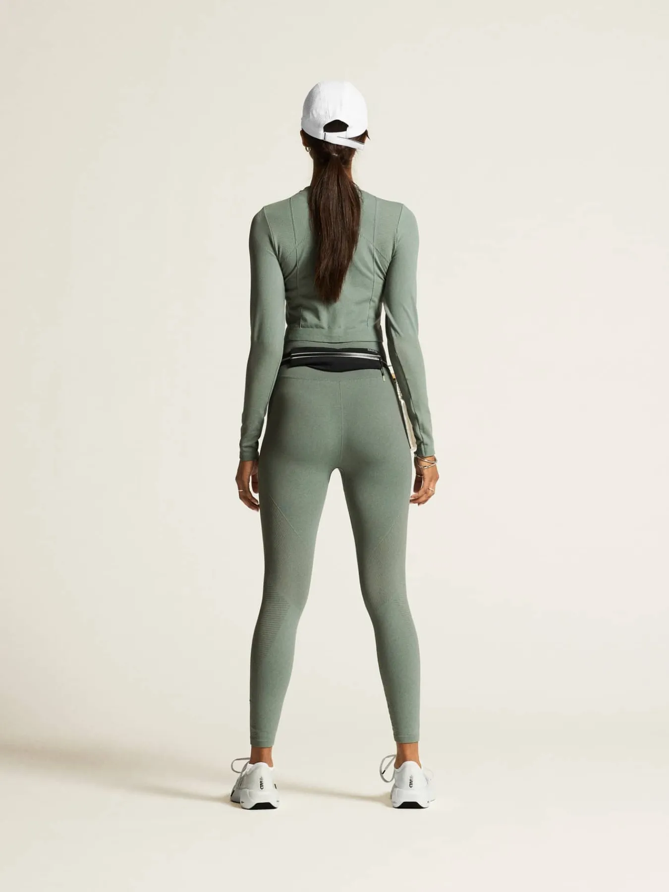 Craft Sportswear Träning^ADV Tone Seamless Cropped Ls Top W Leaf