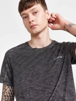 Craft Sportswear T-Shirts & Tröjor|Träning^ADV Tone SS Structure Tee M Granite