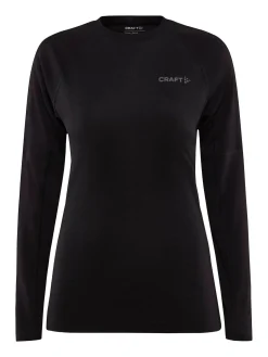 Craft Sportswear Underställ|Aktiva Underställ^ADV Wool Merino RN LS W Black