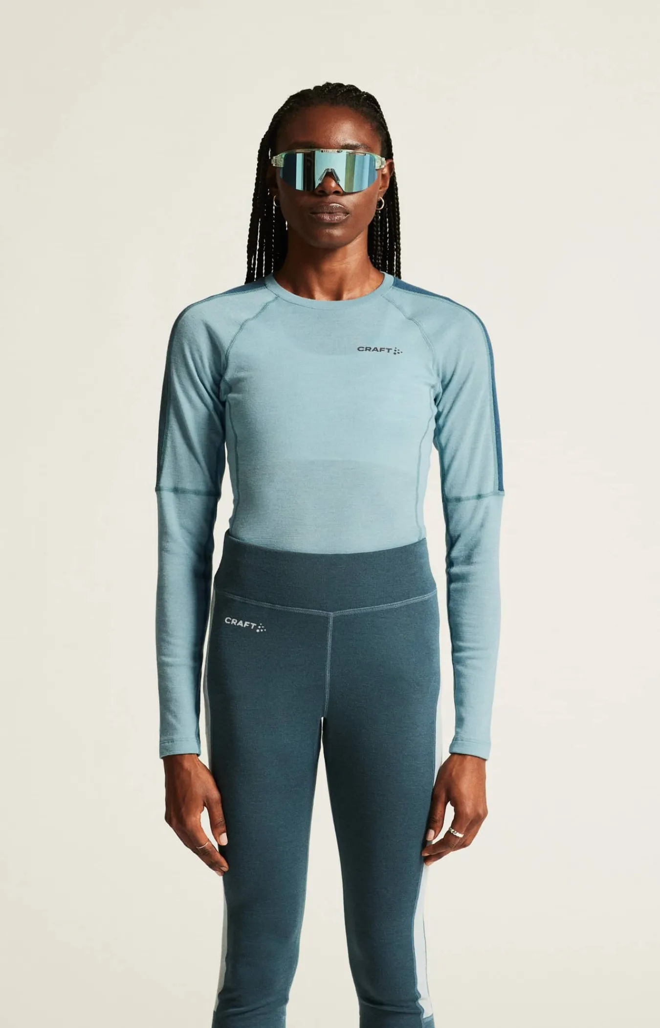 Craft Sportswear Underställ|Aktiva Underställ^ADV Wool Merino RN LS W Arona/Orion
