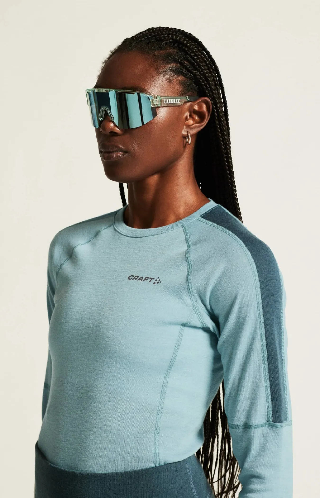 Craft Sportswear Underställ|Aktiva Underställ^ADV Wool Merino RN LS W Arona/Orion