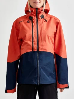 Craft Sportswear Jackor & Västar^Block shell jkt W Pepper/Dark Navy