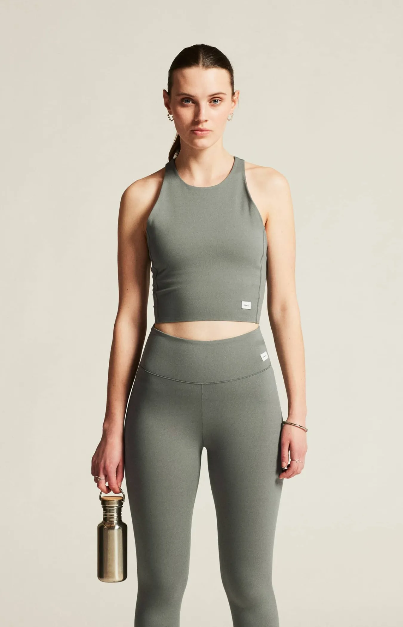 Craft Sportswear Linnen|Träning^Collective Cropped Singlet W Leaf