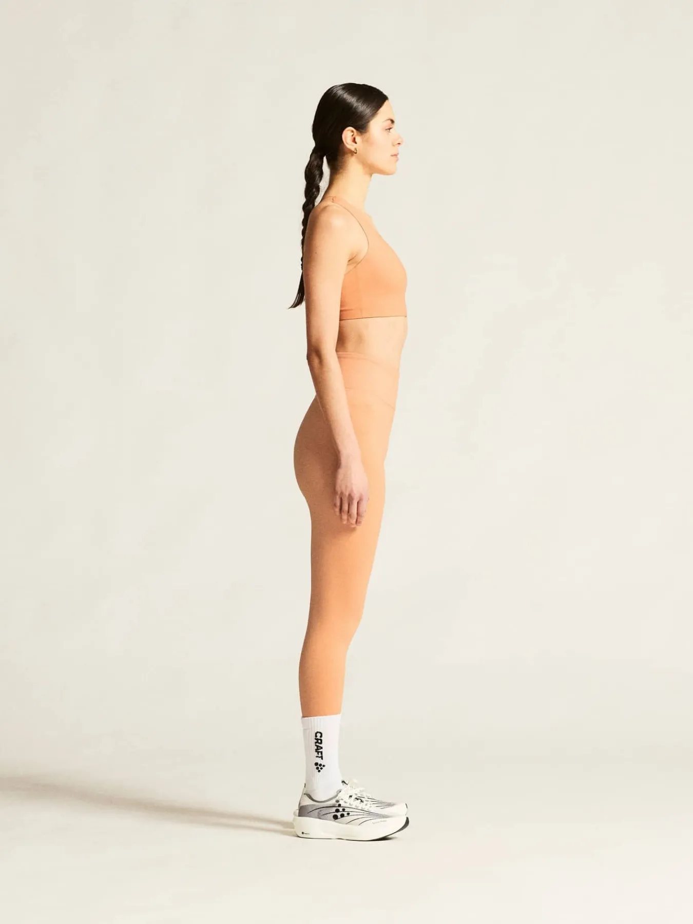 Craft Sportswear Sport-Bhar|Träning^Collective Padded Sports Bra W Apricot