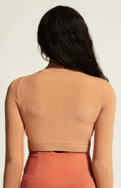 Craft Sportswear Träning^Collective Rib Cropped Ls Top W Syrup