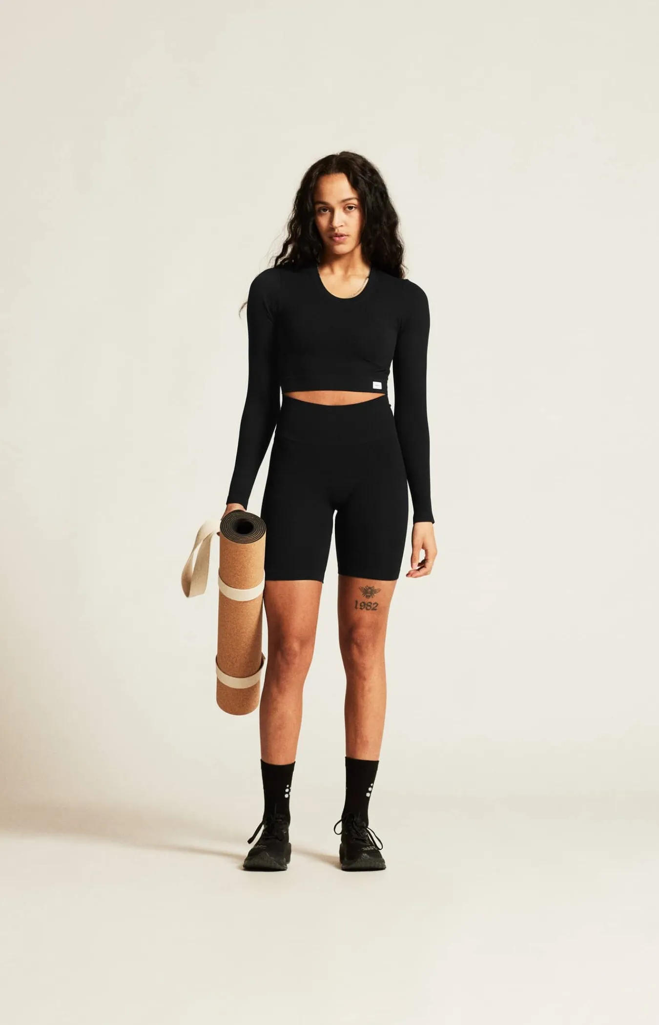 Craft Sportswear Träning^Collective Rib Cropped Ls Top W Black
