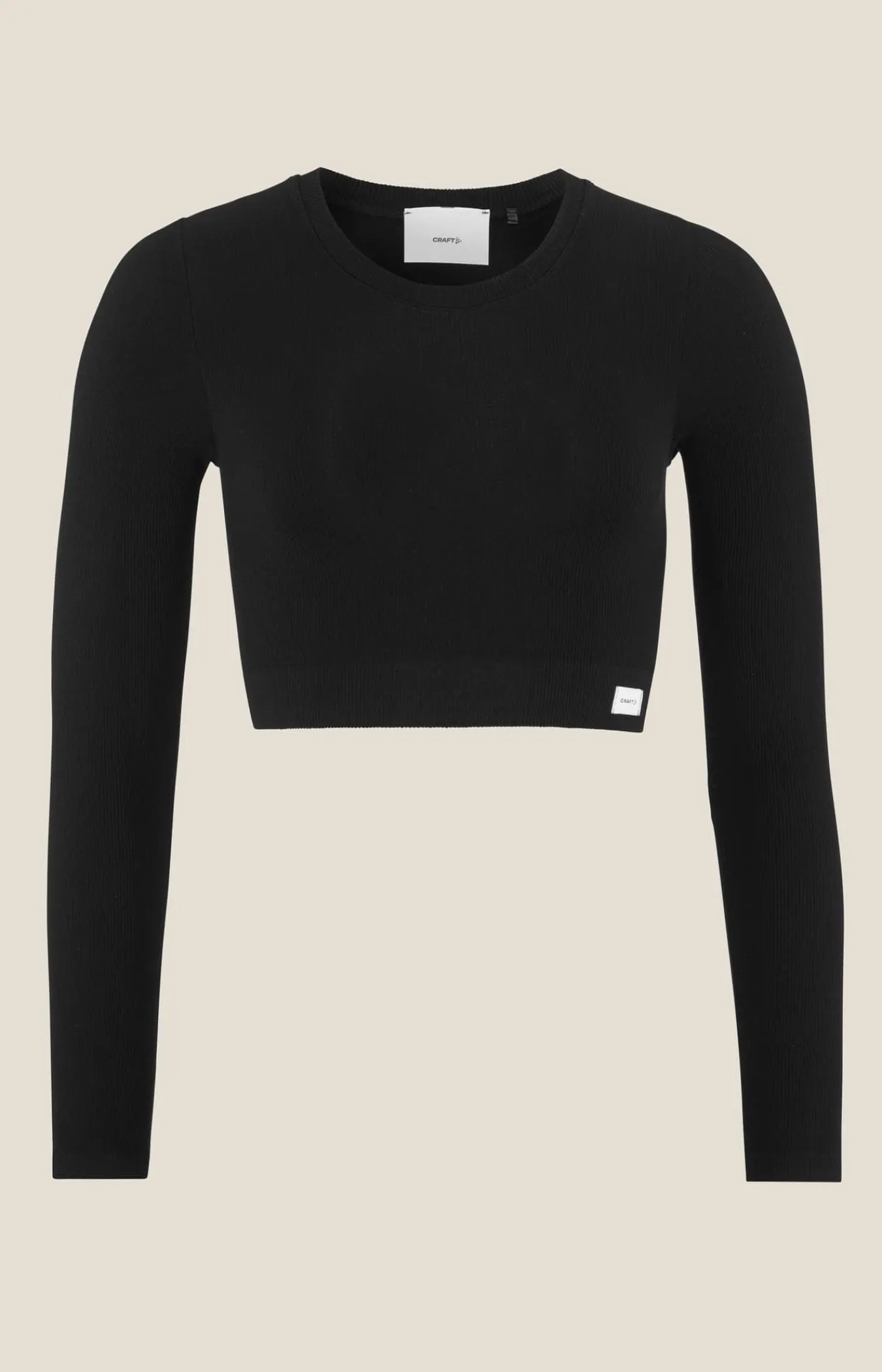 Craft Sportswear Träning^Collective Rib Cropped Ls Top W Black