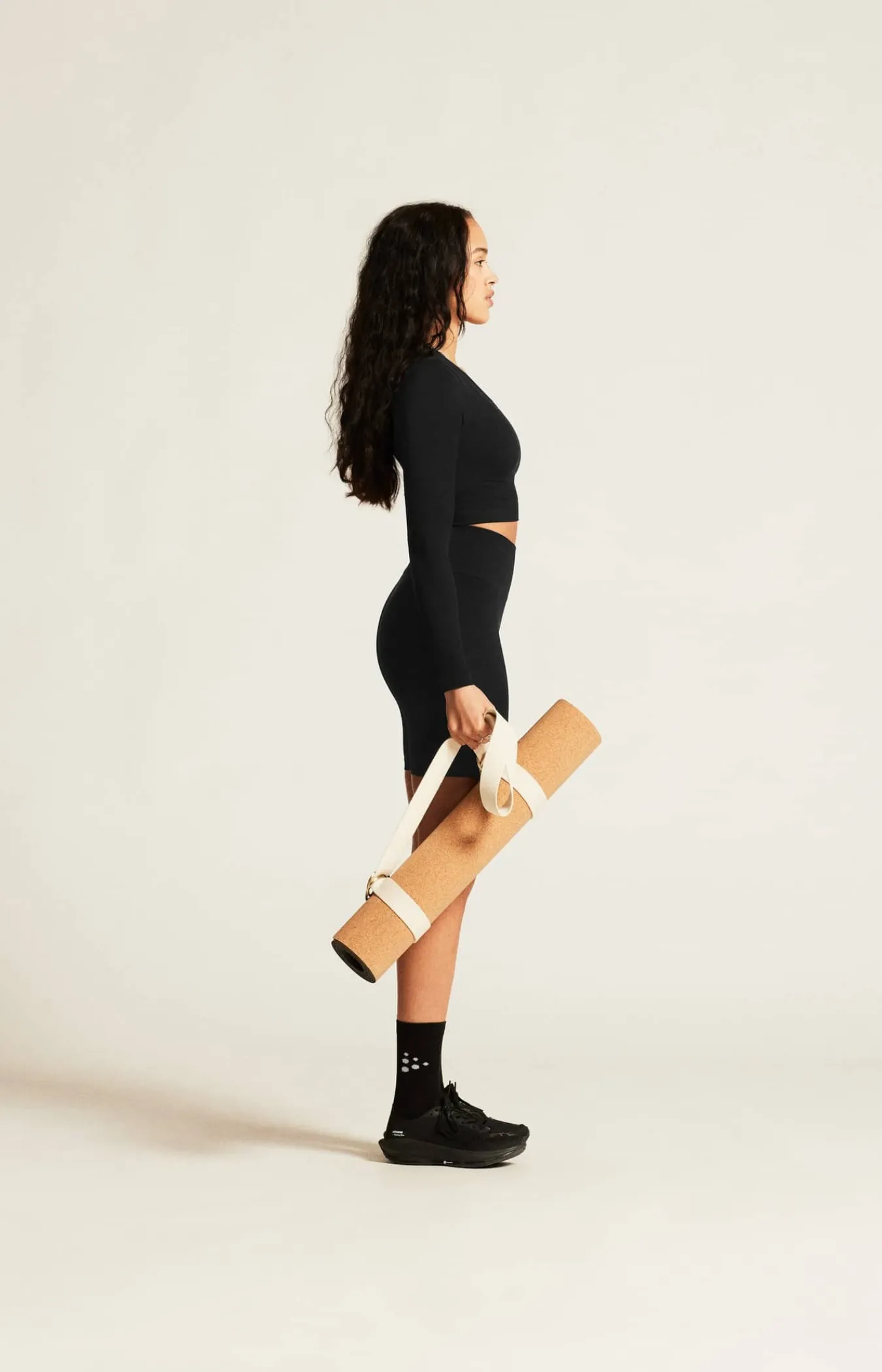 Craft Sportswear Träning^Collective Rib Cropped Ls Top W Black