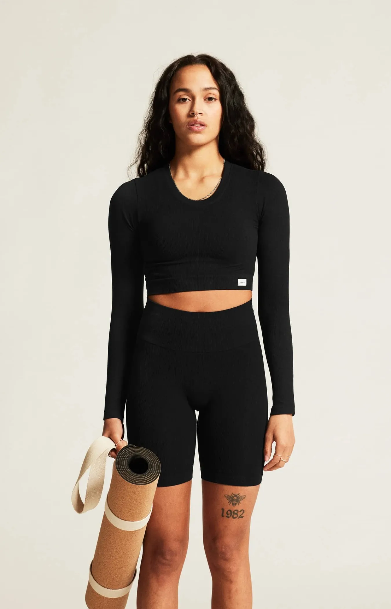 Craft Sportswear Träning^Collective Rib Cropped Ls Top W Black
