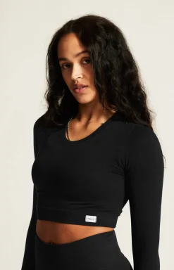 Craft Sportswear Träning^Collective Rib Cropped Ls Top W Black