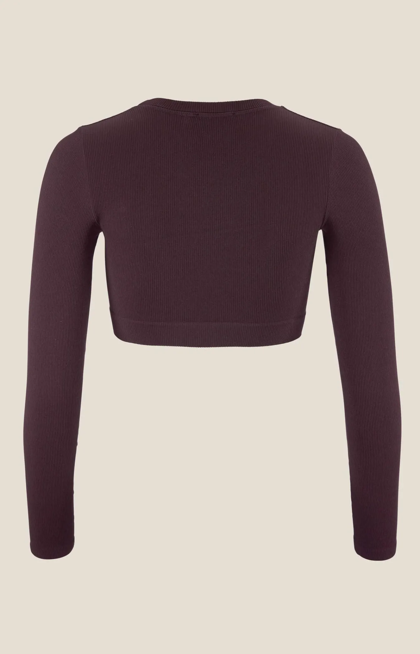 Craft Sportswear Träning^Collective Rib Cropped Ls Top W Dk Plum