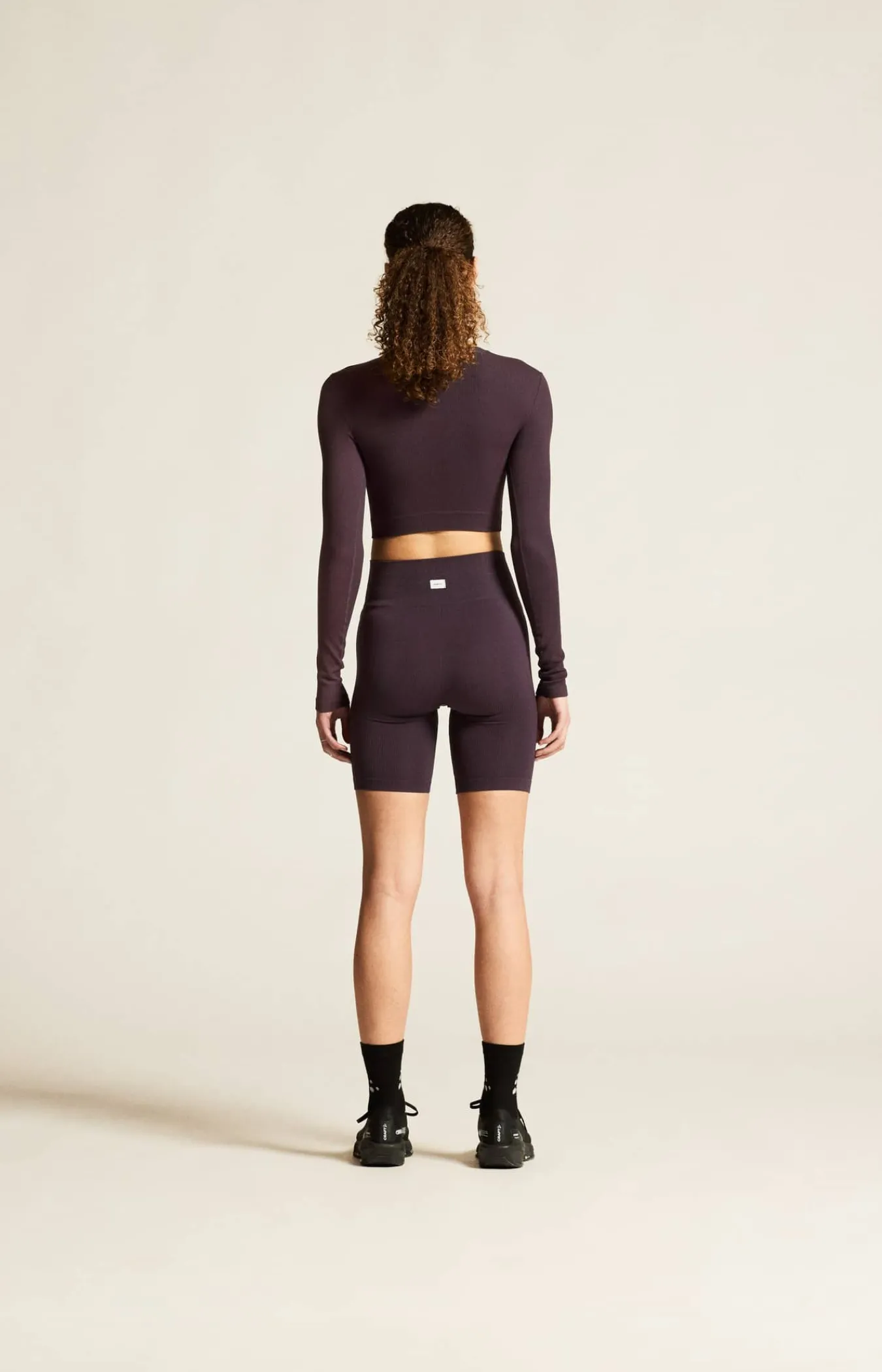 Craft Sportswear Träning^Collective Rib Cropped Ls Top W Dk Plum
