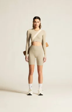Craft Sportswear Träning^Collective Rib Cropped Ls Top W Hay