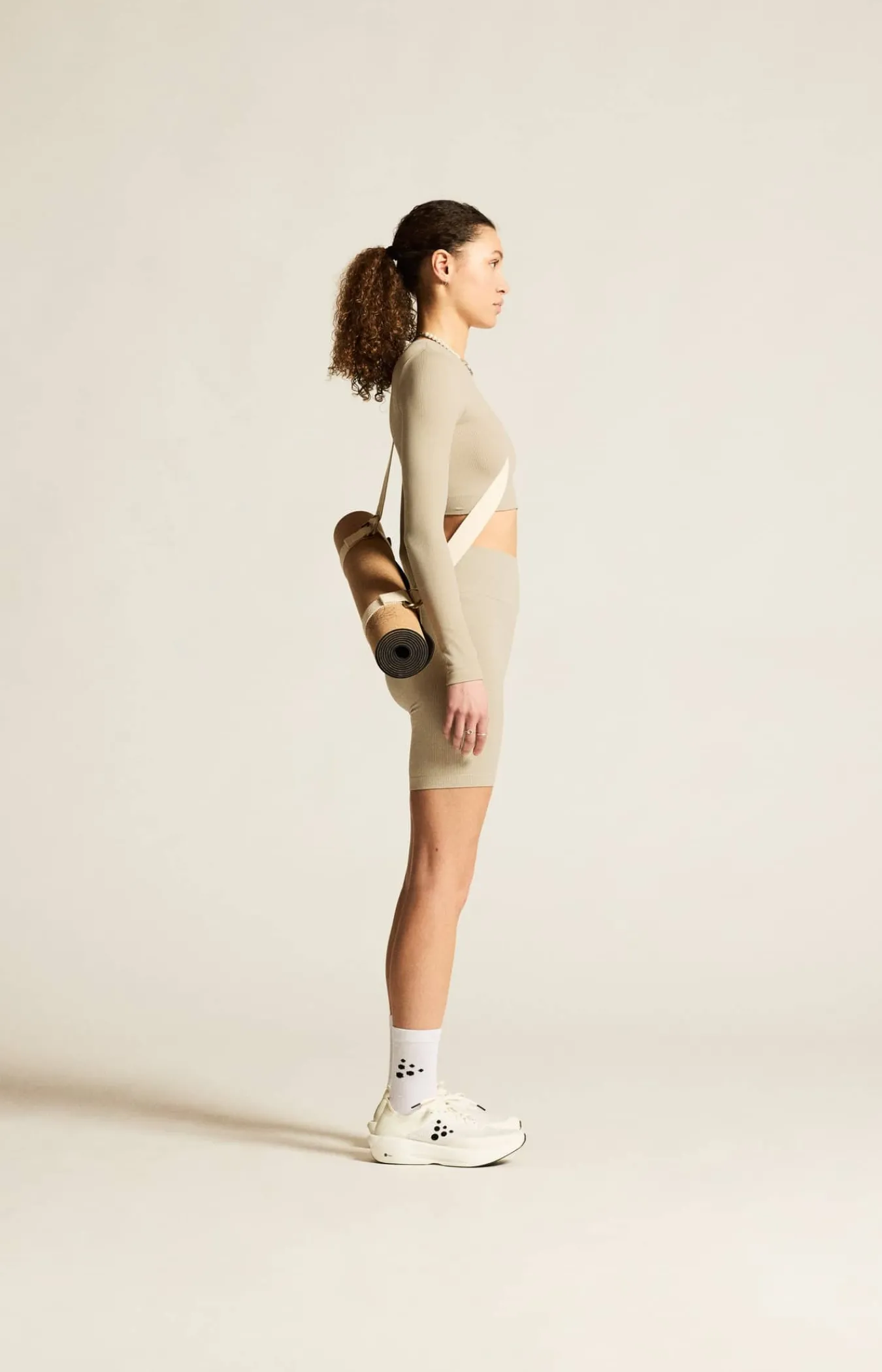 Craft Sportswear Träning^Collective Rib Cropped Ls Top W Hay
