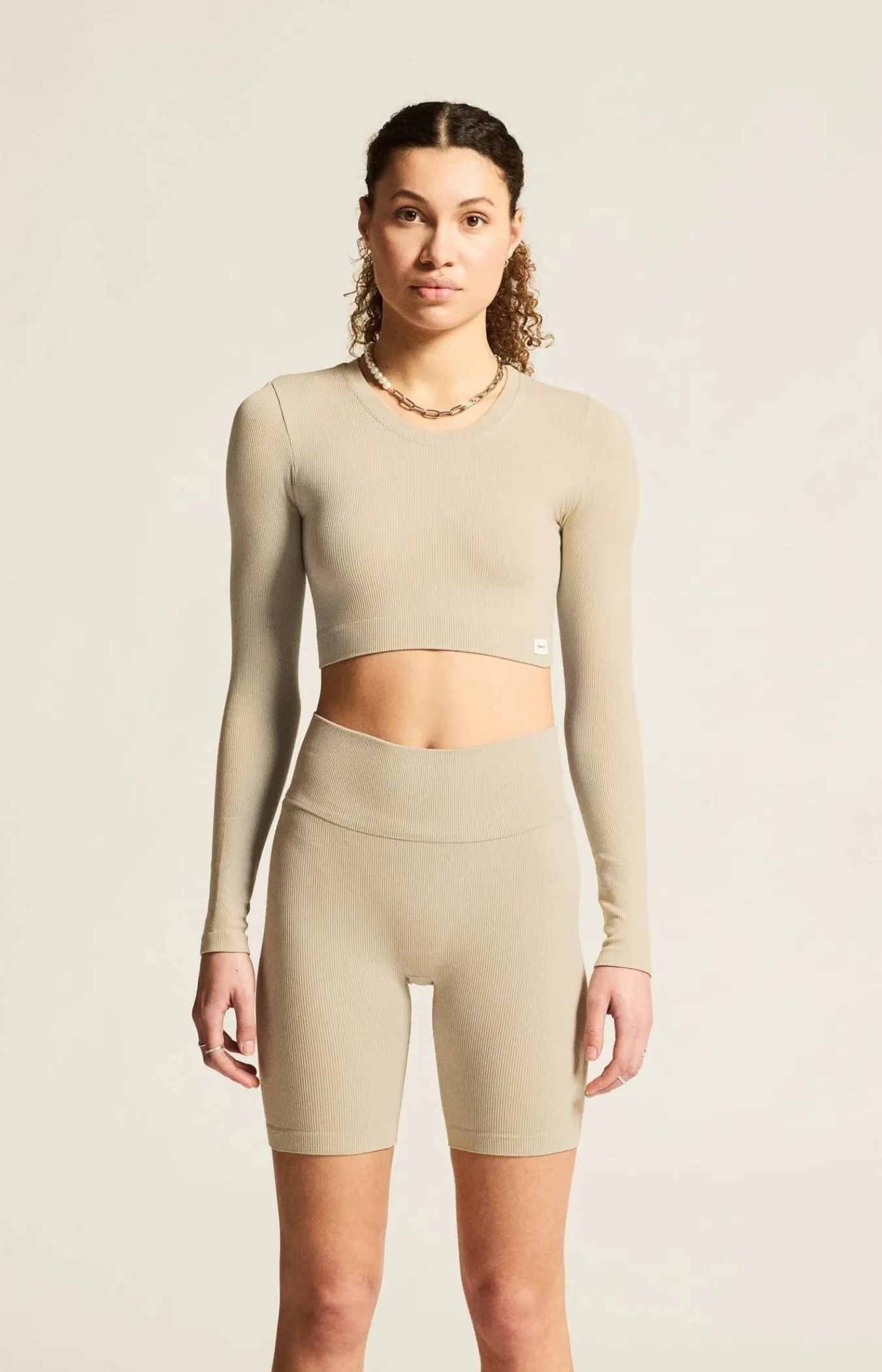 Craft Sportswear Träning^Collective Rib Cropped Ls Top W Hay