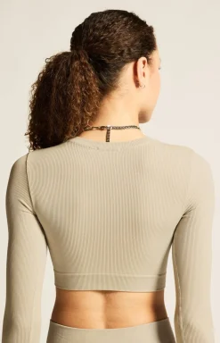 Craft Sportswear Träning^Collective Rib Cropped Ls Top W Hay