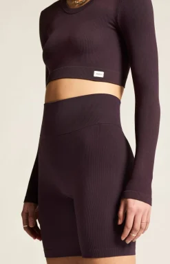 Craft Sportswear Tights|Träning^Collective Rib Short Tights W Dk Plum
