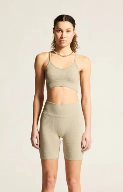 Craft Sportswear Sport-Bhar|Träning^Collective Rib Strap Sports Bra W Hay