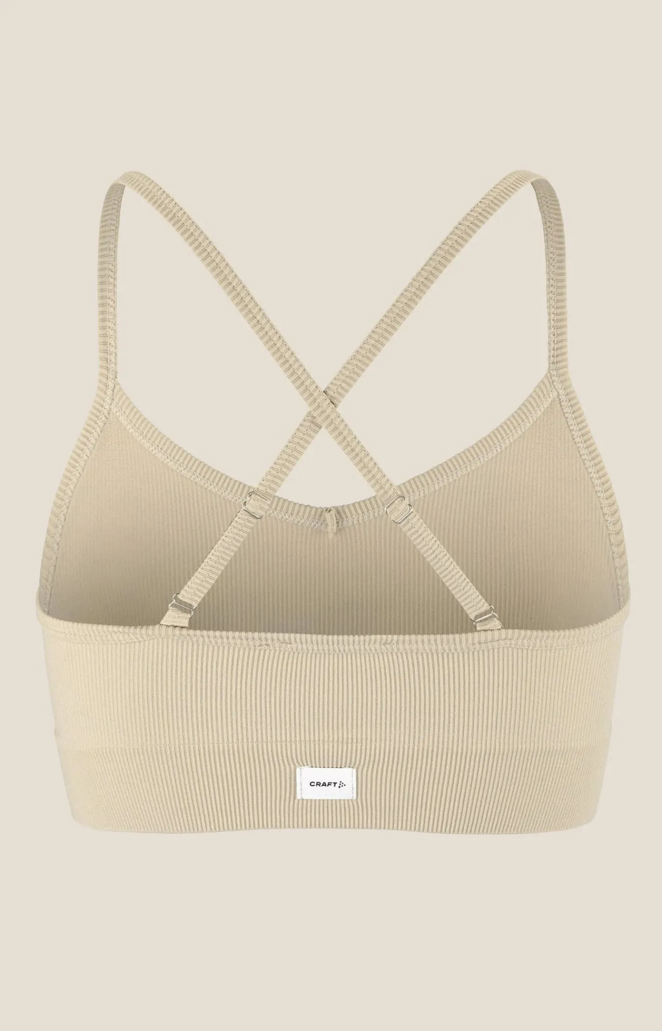 Craft Sportswear Sport-Bhar|Träning^Collective Rib Strap Sports Bra W Hay