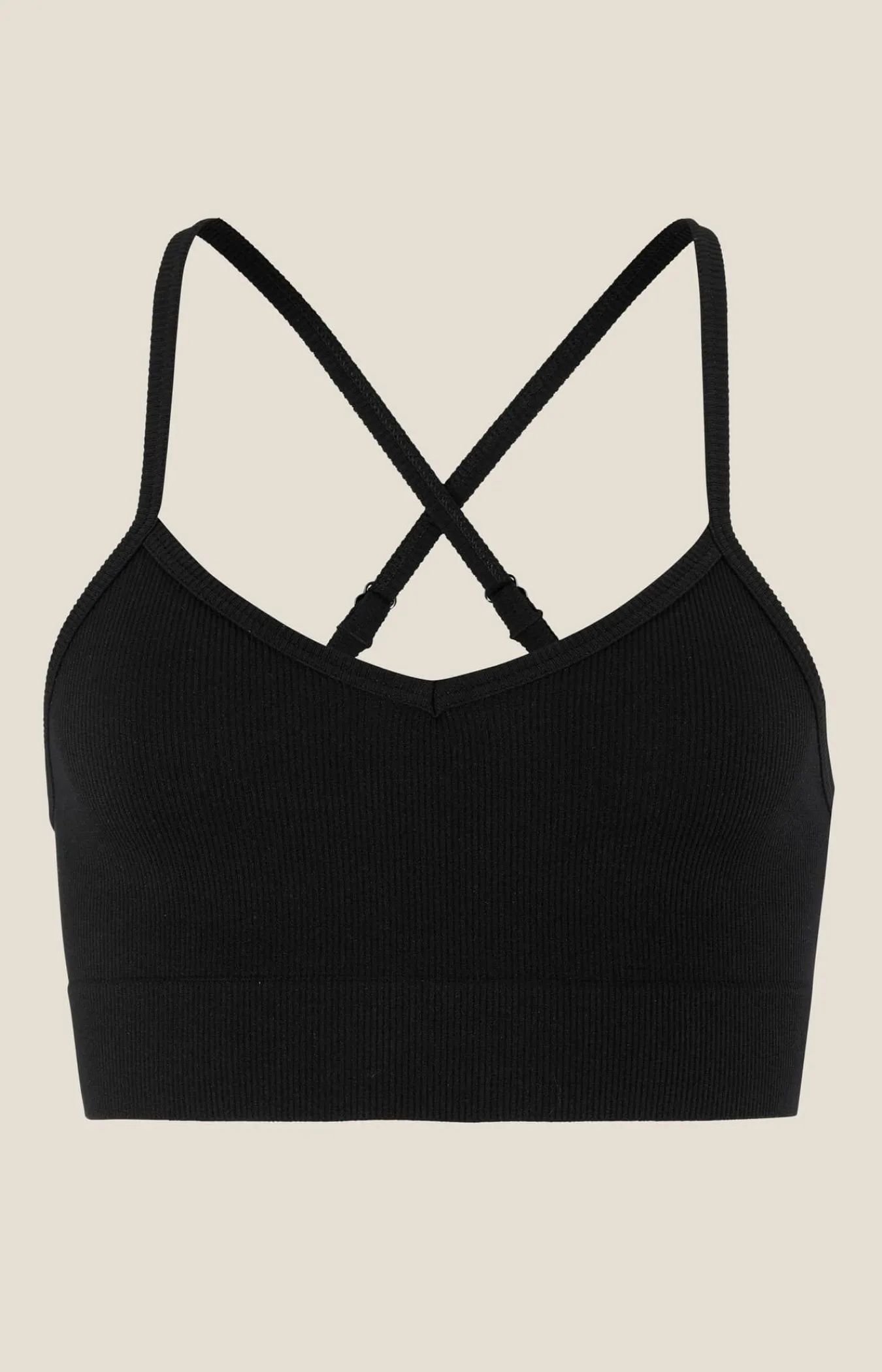 Craft Sportswear Sport-Bhar|Träning^Collective Rib Strap Sports Bra W Black