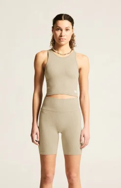 Craft Sportswear Linnen|Träning^Collective Rib Tank Top W Hay