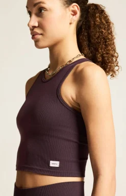 Craft Sportswear Linnen|Träning^Collective Rib Tank Top W Dk Plum