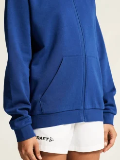 Craft Sportswear Hoodies & Sweatshirts|Teamwear^Community 2.0 Logo FZ Hoodie W Club Cobolt