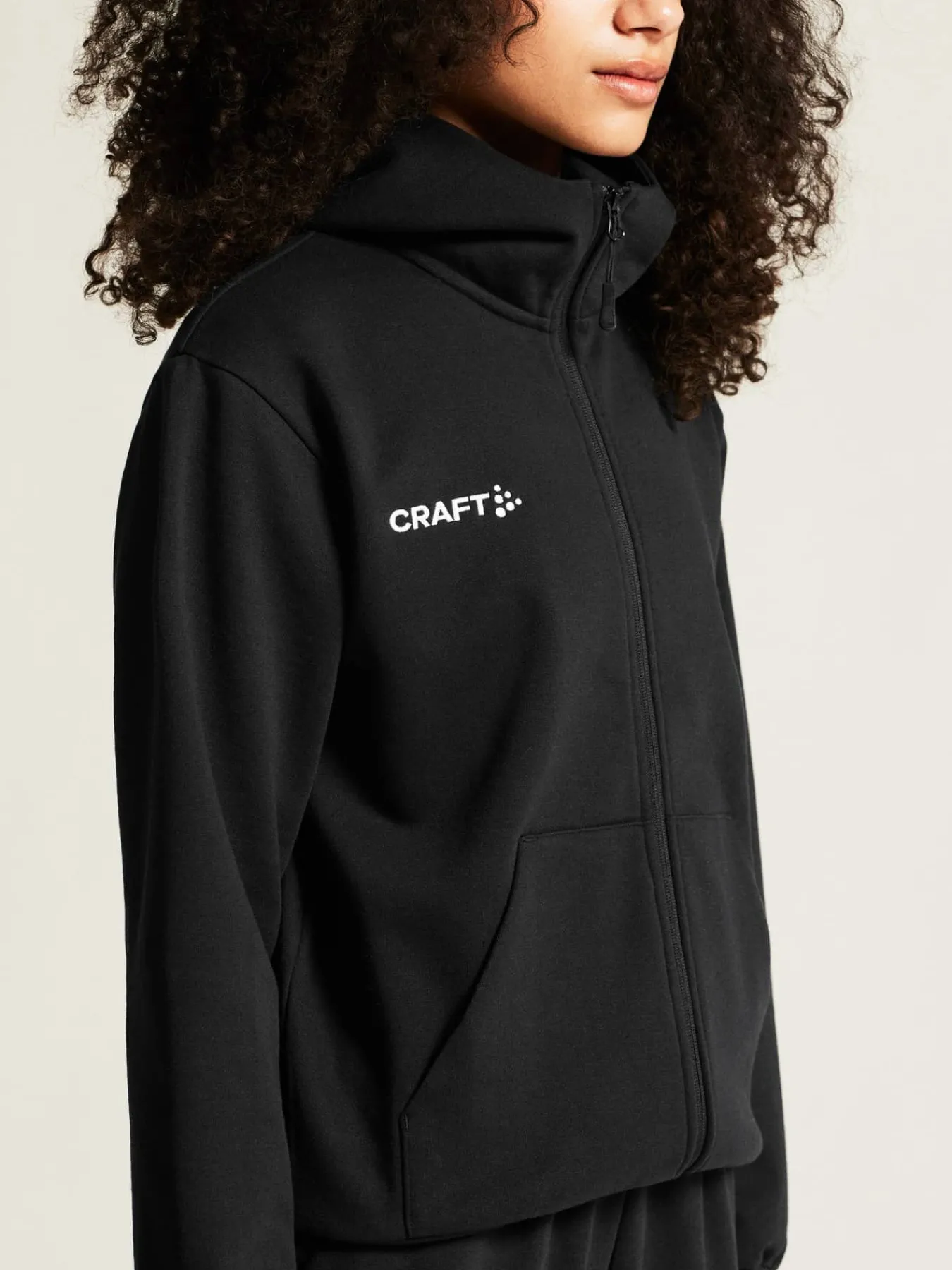 Craft Sportswear Hoodies & Sweatshirts|Teamwear^Community 2.0 Logo FZ Hoodie W Black