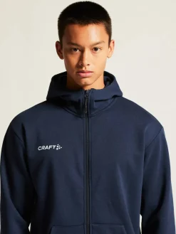 Craft Sportswear Hoodies & Sweatshirts|Teamwear^Community 2.0 Logo FZ Hoodie M Navy