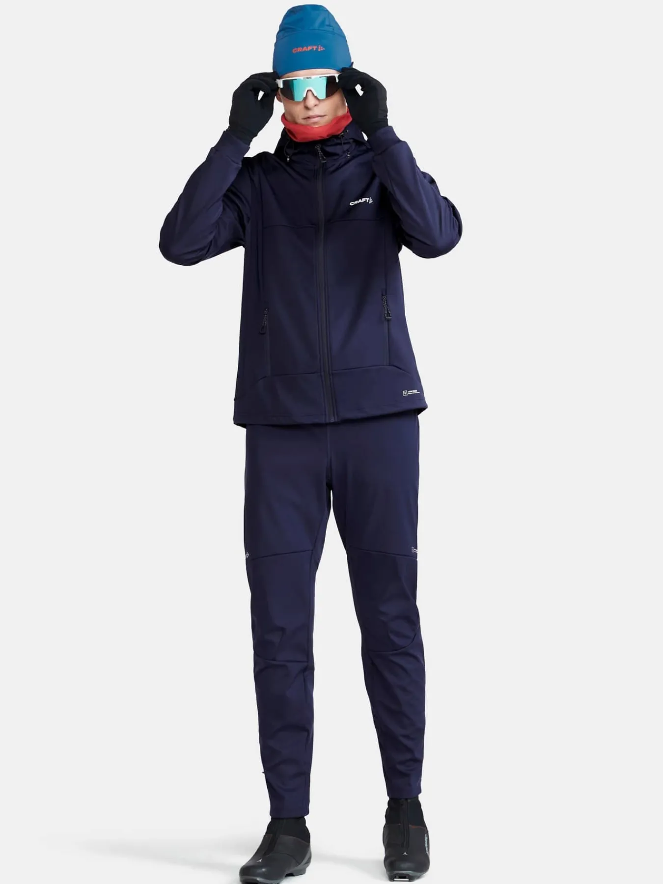 Craft Sportswear Jackor & Västar|Längdskidor^Core Backcountry Hood Jacket M Blaze-Tofu