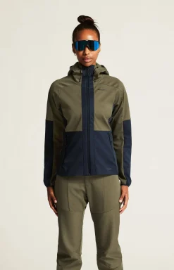 Craft Sportswear Jackor & Västar|Längdskidor^Core Backcountry Hood Jacket W Rift/Blaze