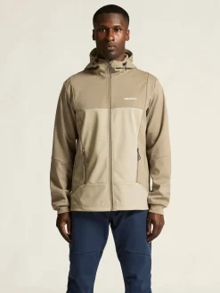 Craft Sportswear Jackor & Västar|Längdskidor^Core Backcountry Hood Jacket M Taupe/Hay