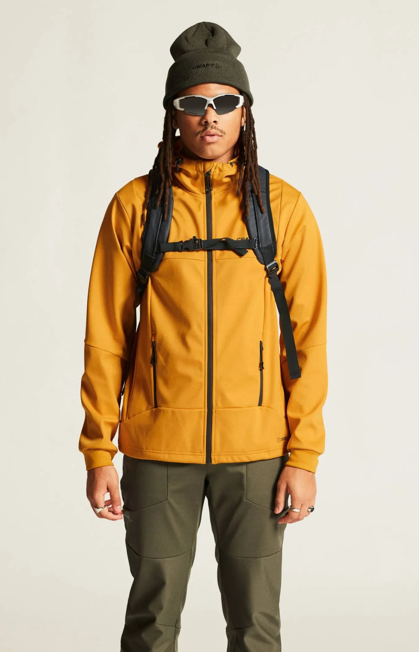 Craft Sportswear Jackor & Västar|Längdskidor^Core Backcountry Hood Jacket M Turmeric
