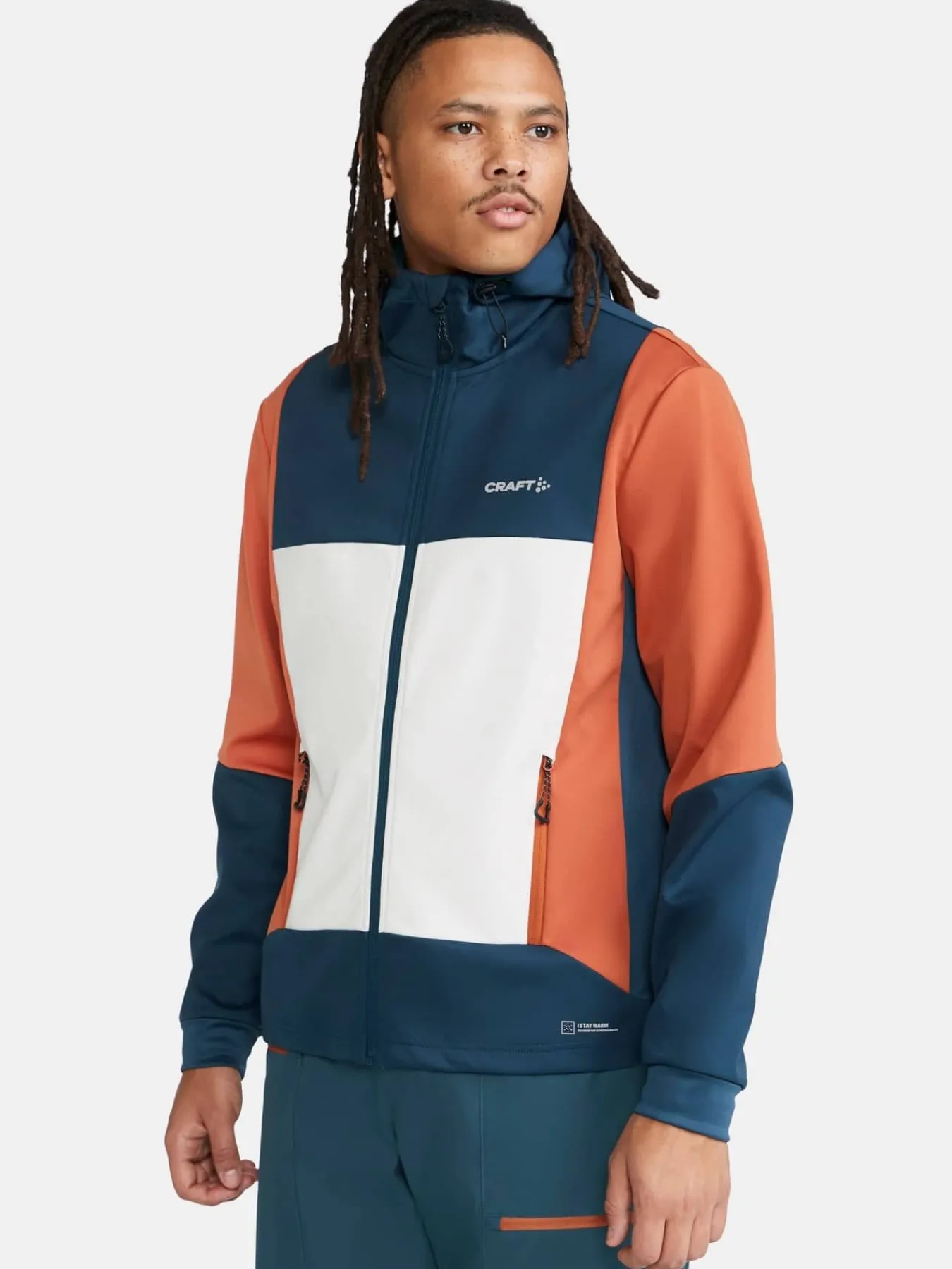 Craft Sportswear Jackor & Västar|Längdskidor^Core Backcountry Hood Jacket M Pond-Buff